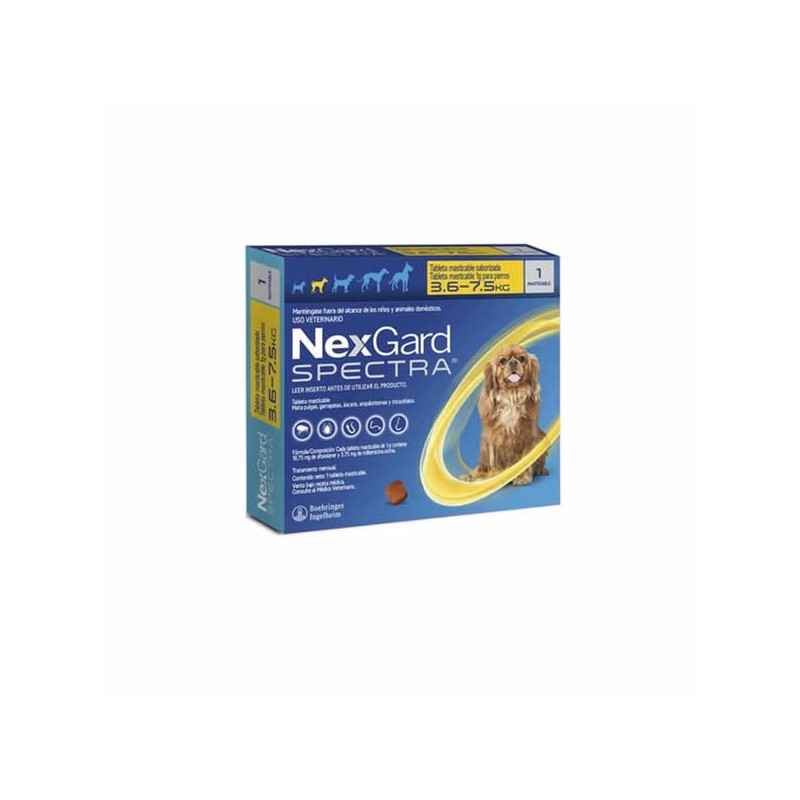 Nexgard spectra 3.6 a 7.5 kg